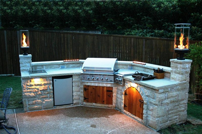 Tempest Outdoor Lighting American Home Fireplace Patio Tempest Torch Patio Installation2